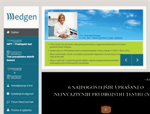 Tablet Screenshot of medgen.si